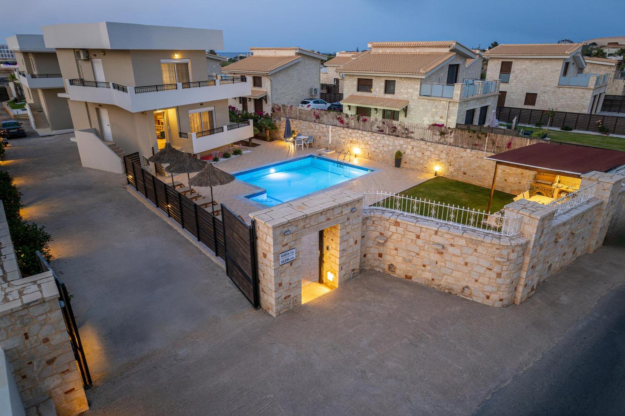 Villa Sophia-Villa Elpis Hersonissos  Exterior foto
